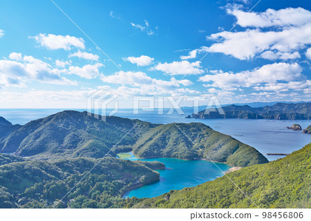 【三重島展望台的風景】三重縣渡來郡南瀨町三重志摩天地 98456806