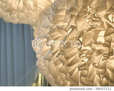 Interior design and lighting decor, elegant modern lamp as home decoration product, furniture detail close-up 98457211