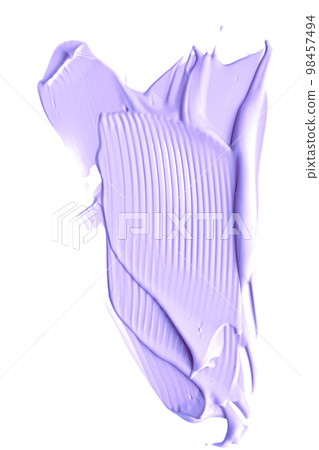 Pastel purple beauty swatch, skincare and makeup cosmetic product sample texture isolated on white background, make-up smudge, cream cosmetics smear or paint brush stroke closeup Pastel purple beauty swatch, skincare and makeup cosmetic product sample texture isolated on white background, make-up smudge, cream cosmetics smear or paint brush stroke closeup 98457494