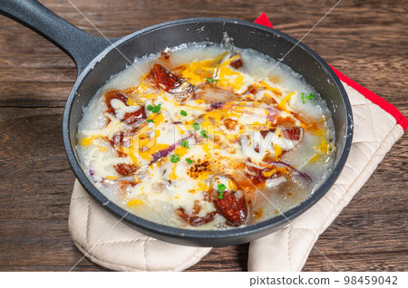 Mochi Pizza Before Baking Mochi Pizza Before Baking 98459042