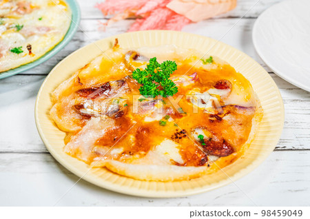 烤麻糬披薩 98459049