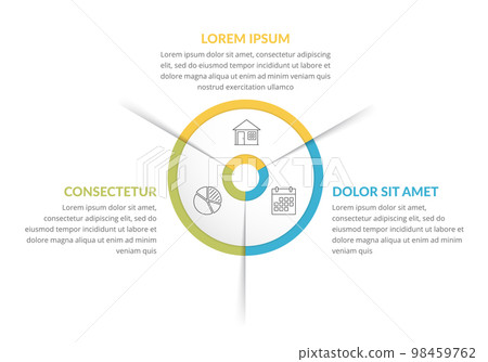Circle Infographics - Three Elements Circle Infographics - Three Elements 98459762
