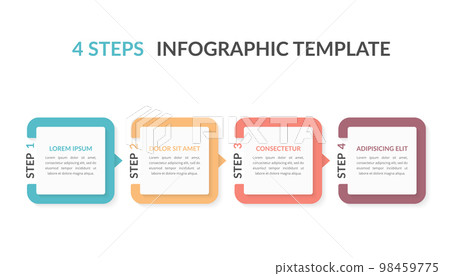 4 Steps - Infographic Template 4 Steps - Infographic Template 98459775