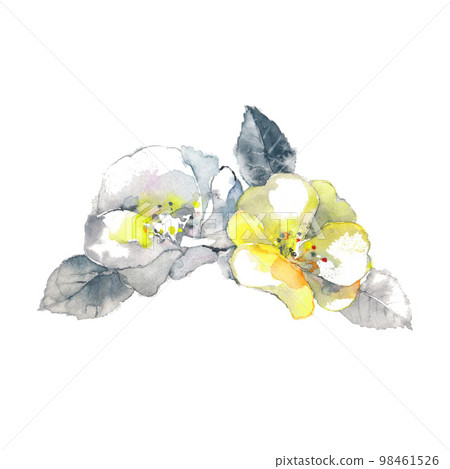 yellow fantasy flower 98461526