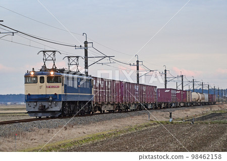 Narita Line Oto - Shimosa Kanzaki JR Freight EF65-2085 (New Tsurumi) 98462158