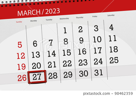 Calendar 2023, deadline, day, month, page, organizer, date, march, monday, number 27 Calendar 2023, deadline, day, month, page, organizer, date, march, monday, number 27 98462359
