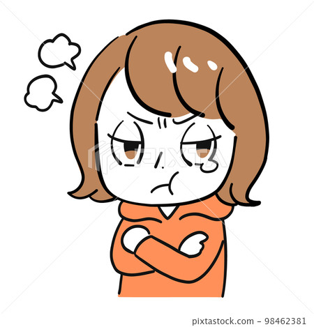 女人生氣哭 98462381