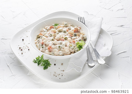 Russian salad french salad 98463921