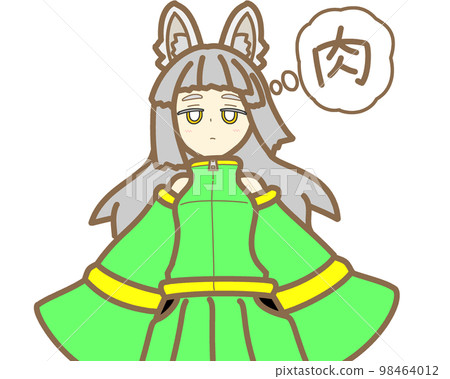 Girl with chemo ears who wants to eat meat "Midori" 98464012