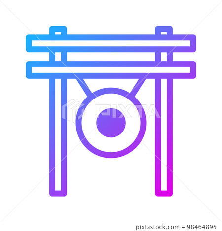 chinese icon new year duocolor purple style illustration vector perfect. chinese icon new year duocolor purple style illustration vector perfect. 98464895