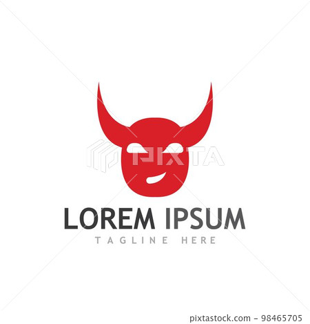 Devil horn Vector icon 98465705