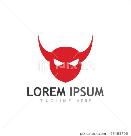 Devil horn Vector icon Devil horn Vector icon 98465706