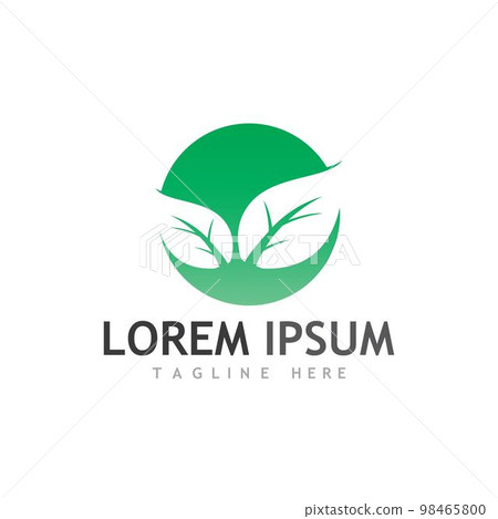 leaf logo and vector images 98465800