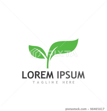 leaf logo and vector images 98465817