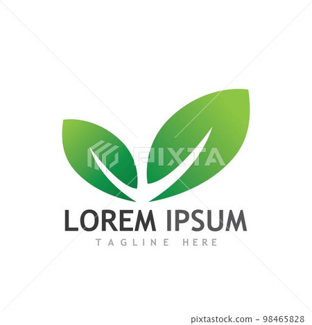 leaf logo and vector images 98465828