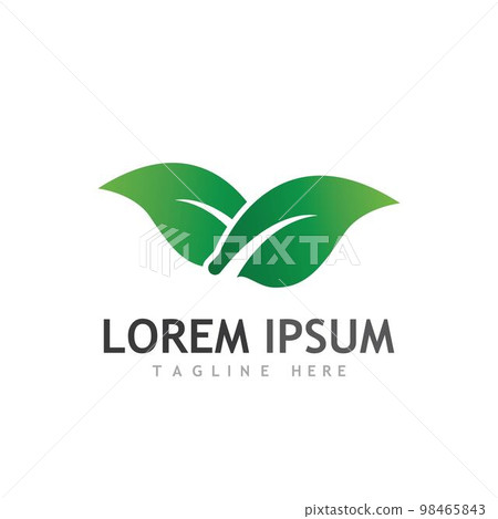 leaf logo and vector images 98465843