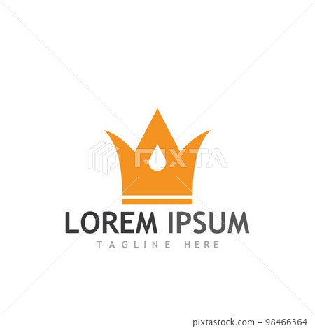 Crown Logo Template vector icon Crown Logo Template vector icon 98466364