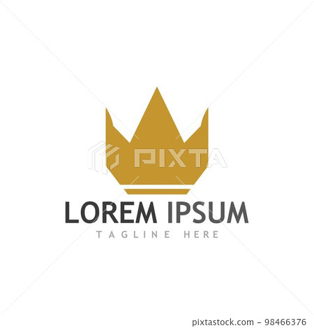 Crown Logo Template vector icon 98466376