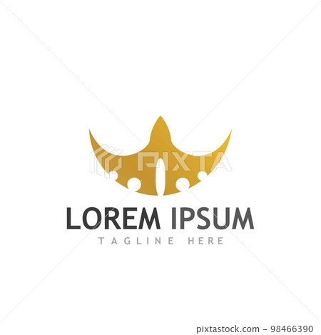 Crown Logo Template vector icon Crown Logo Template vector icon 98466390