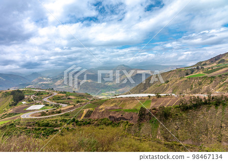 forests and mountains in the beautiful Colombian nature 98467134