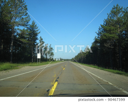 美國道路(密歇根州上密歇根州) 美國道路(密歇根州上密歇根州) 98467399