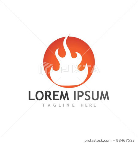fire logo vector and images 98467552