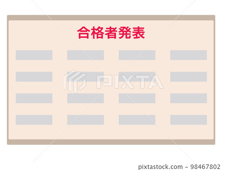 result publication. Announcement of successful applicants. Exams, students, signs. vector illustration result publication. Announcement of successful applicants. Exams, students, signs. vector illustration 98467802