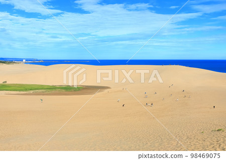 [Tottori Prefecture] Tottori Sand Dunes on a sunny day 98469075