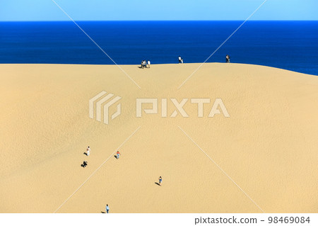 [Tottori Prefecture] Tottori Sand Dunes on a sunny day 98469084