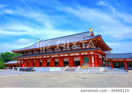 [奈良縣]晴天的藥師寺（大禮堂） 98469119