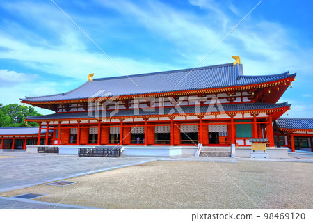 [奈良縣]晴天的藥師寺（大禮堂） 98469120