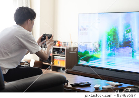 Holidays to enjoy video games in the room 98469587