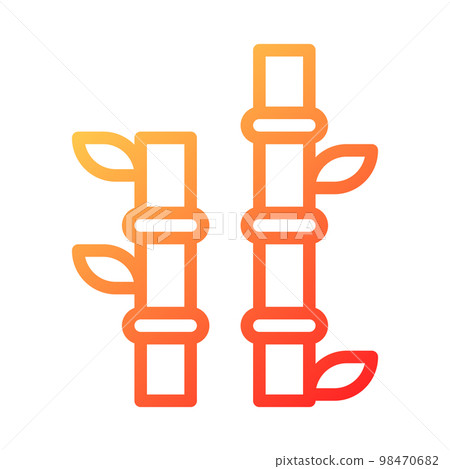 chinese icon new year gradient red style illustration vector perfect. chinese icon new year gradient red style illustration vector perfect. 98470682