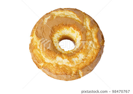 Freshly baked chiffon cake transparent background 98470767