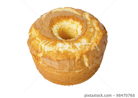 Freshly baked chiffon cake transparent background 98470768