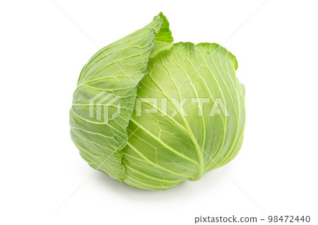 在白色後面的圓白菜 在白色後面的圓白菜 98472440