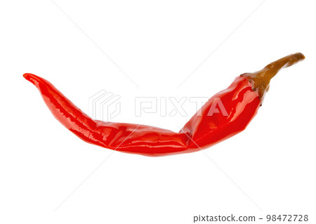 Jar of canned cucumbers , isolated on white background, full depth of field. 98472728