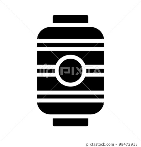 chinese icon new year solid style illustration vector perfect. 98472915
