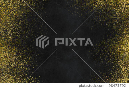 背景材料粗糙的日本紙黑色金色 背景材料粗糙的日本紙黑色金色 98473792
