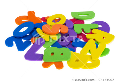 english letters isolated 98475002