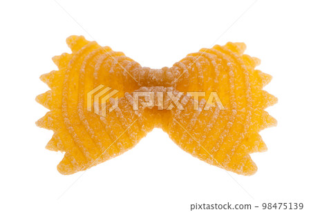 pasta bows isolated 98475139