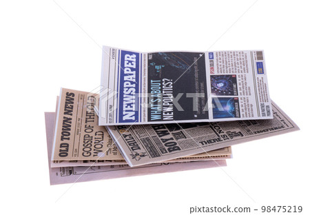 newspapers isolated newspapers isolated 98475219