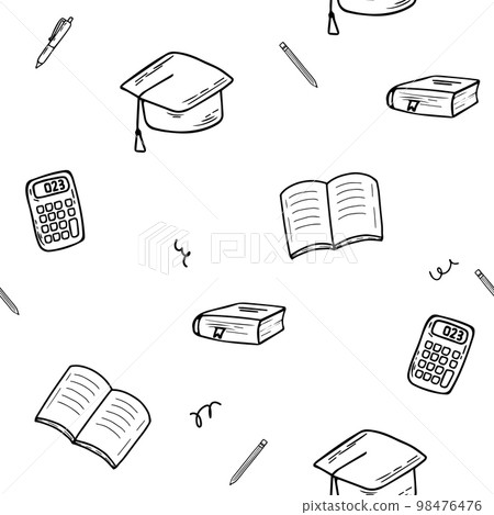 School, office seamless pattern for web pages, mobile applications. School, office seamless pattern for web pages, mobile applications. 98476476