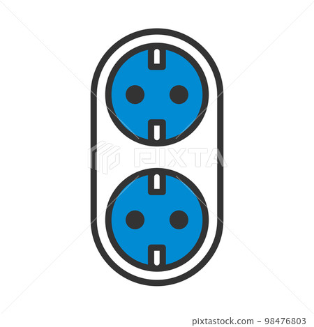 AC Splitter Icon - Stock Illustration [98476803] - PIXTA