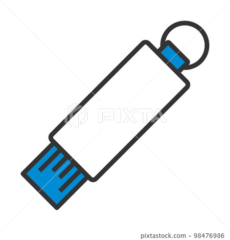 USB Flash Icon 98476986