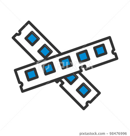 Computer Memory Icon 98476996