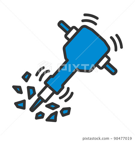 Icon Of Construction Jackhammer 98477019