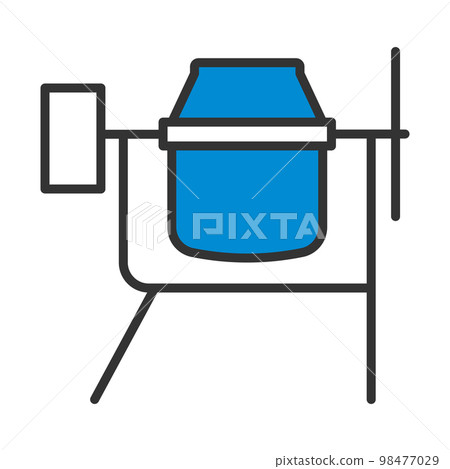 Icon Of Concrete Mixer Icon Of Concrete Mixer 98477029