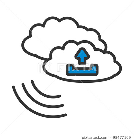 Cloud Upload Icon 98477109