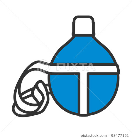 Icon Of Touristic Flask Icon Of Touristic Flask 98477161